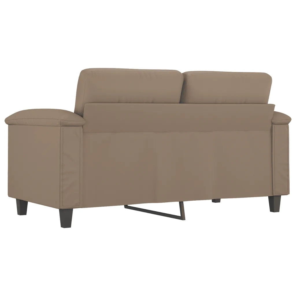 Divano a 2 Posti Cappuccino 140 cm in Similpelle 359582