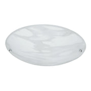 Plafoniera soffitto moderna Trio LANA bianca vetro Ø25cm