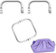 Set di Clip da Cintura a U di 2 pezzi - Chiavi di Chiusura in Alluminio - Accessori per Fai da Te - Sicuri e Leggeri - Ideali per Borse e Portafogli - Accessori per Borse