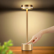 ZMH Lampada da tavolo LED oro touch dimmerabile USB C H31.5cm per comodino camera letto