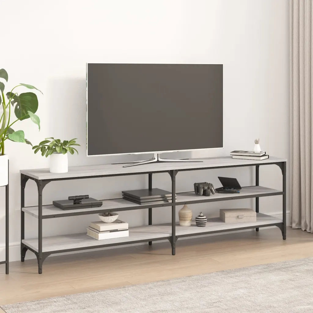 Mobile TV | Armadietto TV | Mobile Porta TV Grigio Sonoma 160x30x50 cm in Legno Multistrato