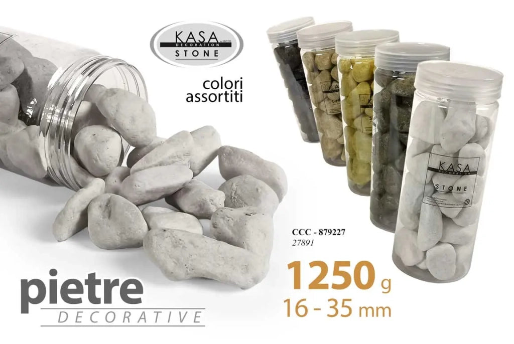 Pietre decorative in barattolo 1250 g assortite