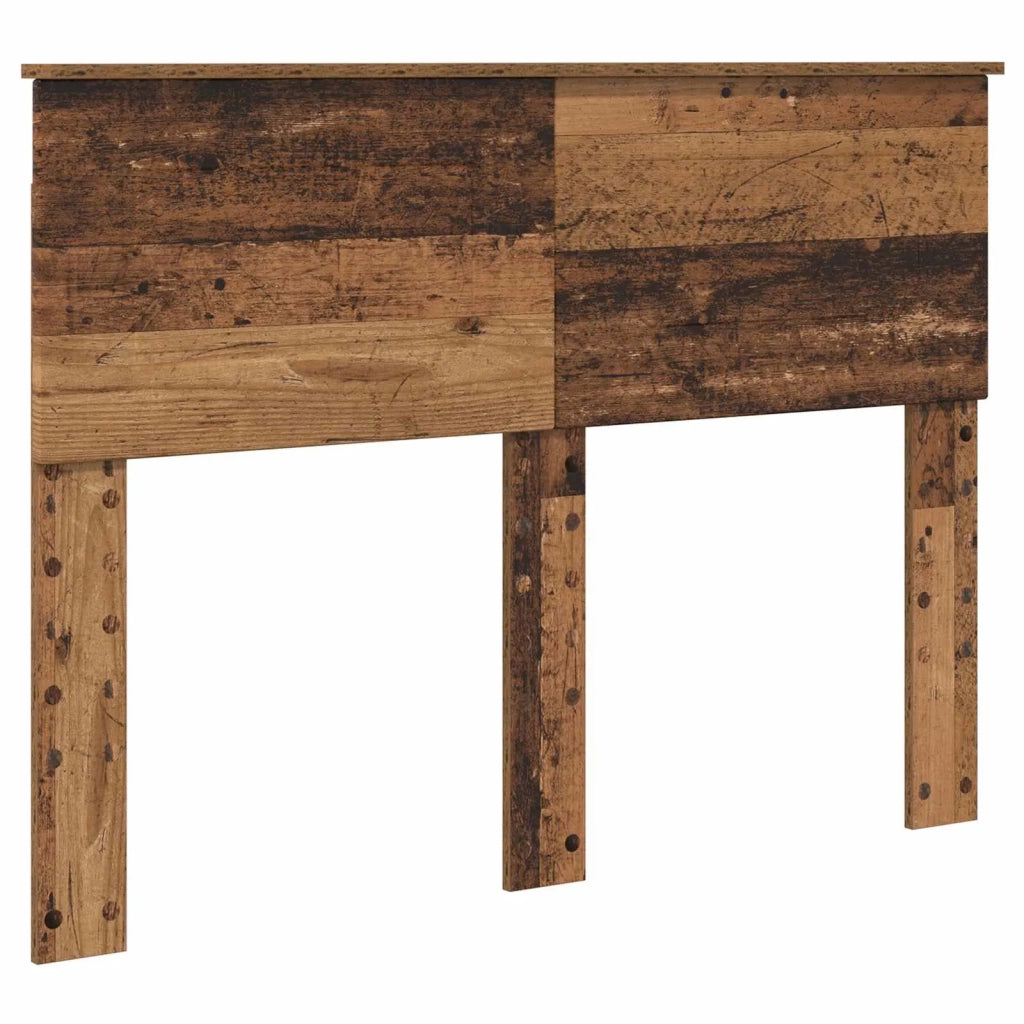 Letto matrimoniale | Letto per adulti | Struttura del letto con testiera Legno vecchio 120 x 190 cm