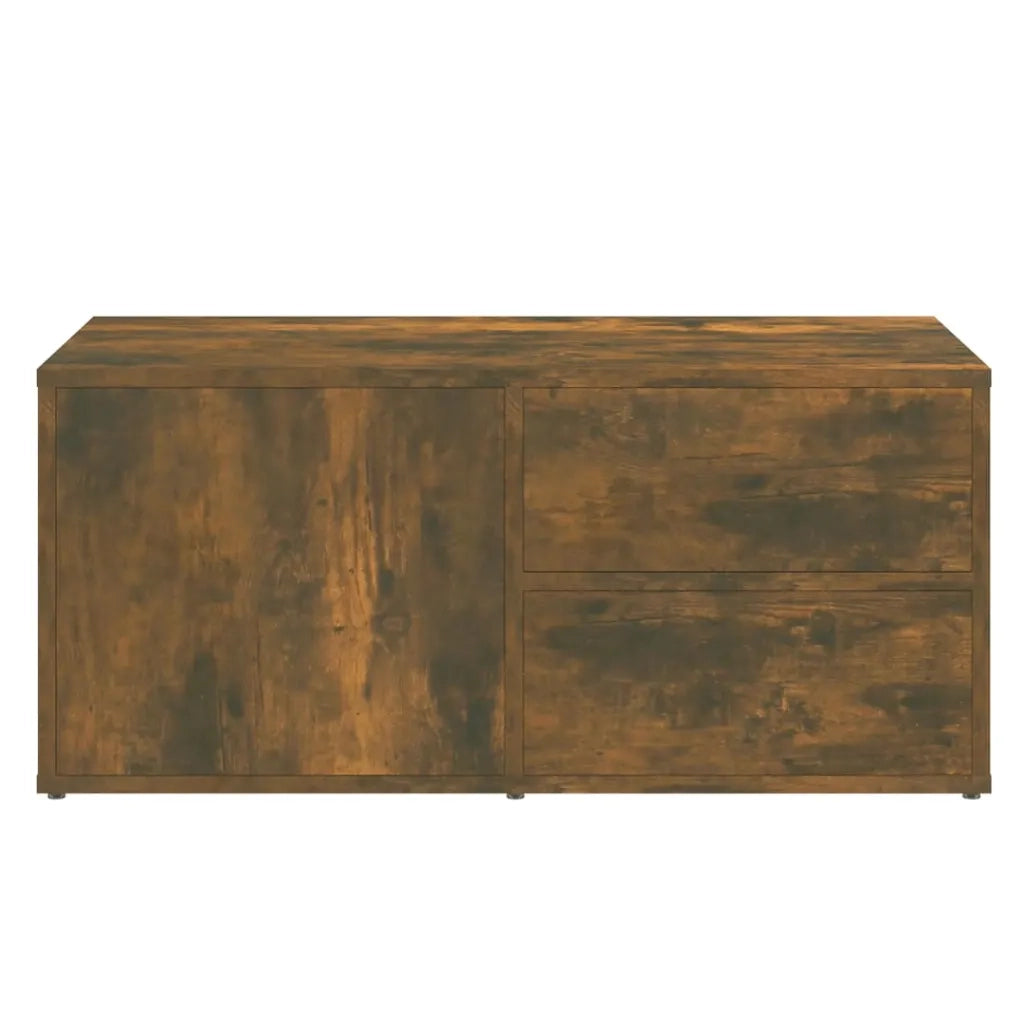 Mobile TV | Armadietto TV | Mobile Porta TV Rovere Fumo 80x34x36 cm in Legno Multistrato