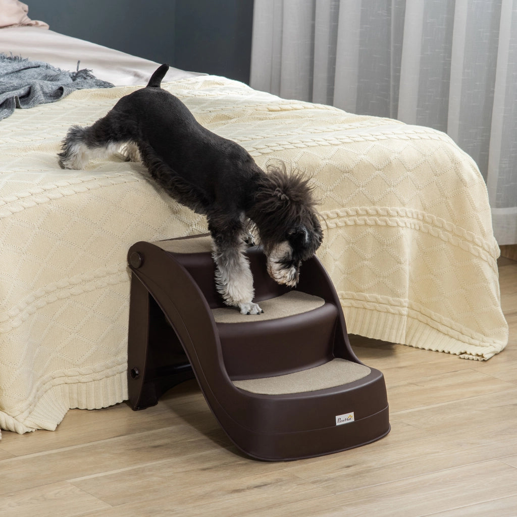 Scaletta per Cani Pieghevole ¨C Minimal ¨C 49x38x38 cm, Marrone