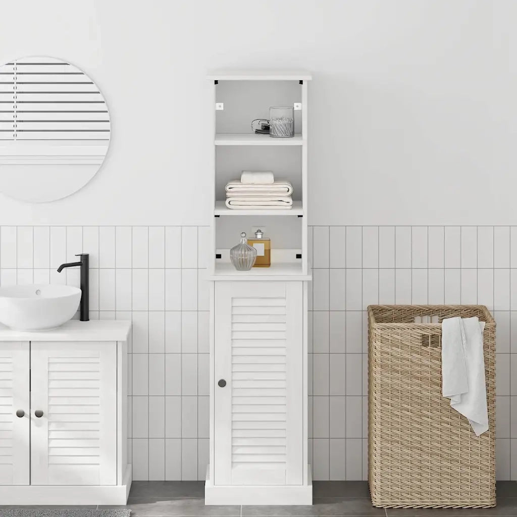 Set di mobili per il bagno VIGO 2 pcs Bianco e Bianco Antico 3328532
