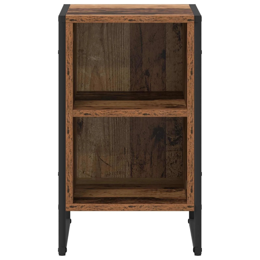 Comodino 2 pcs Legno vecchio 39.5 x 30 x 50 cm 886639