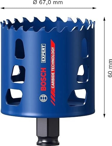SEGA A TAZZA MULTIMATERIALE BOSCH EXPERT TOUGH MATERIAL D.67MM - 2608900432