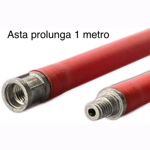 Kit Spazzacamino Pulizia Canne Fumarie 10 Metri con Scovolo in Acciaio Ø35 cm con Guanti in OMAGGIO