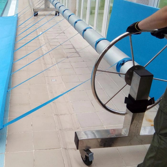 Rullo Avvolgitore Forte Per Piscine Fino A 10 M Di Larghezza Dimensione piscina: 7 m