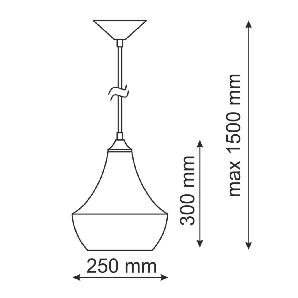 Lampada a sospensione Modern bianco/oro E27 Polux 306760