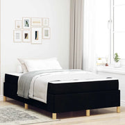 Struttura del letto con materasso Nero 120 x 190 cm Tessuto 3398922