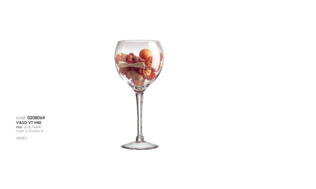 Vaso Vetro 15 H 40 Bizzotto - Bizzotto
