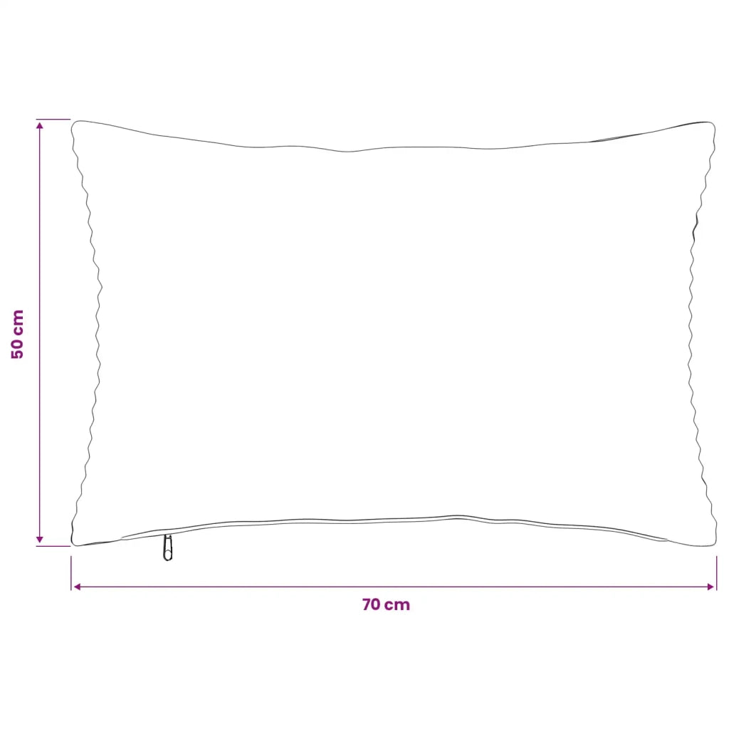 Federa 6 pcs HEERLEN Blu 50 x 70 cm corduroy 911324