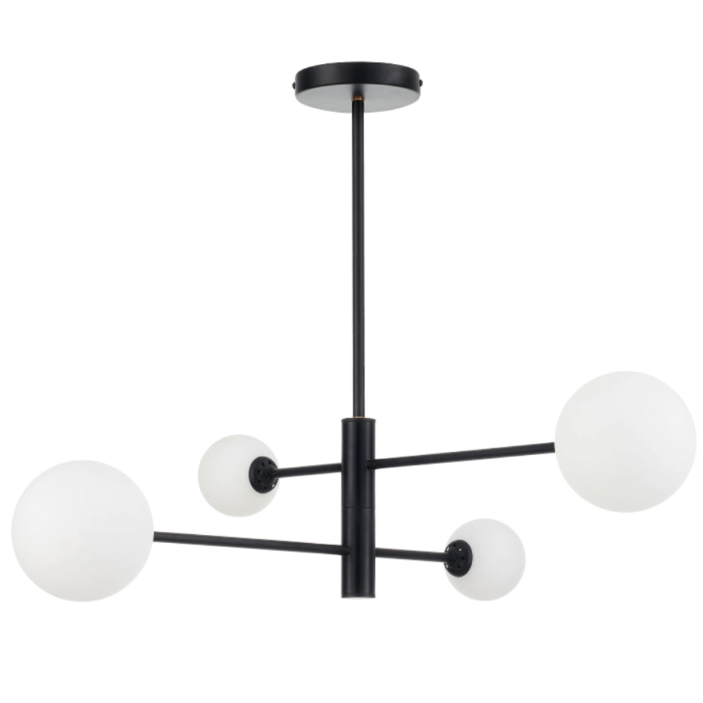 Lampada a sospensione Dorado Light Prestige 4xG9 nera