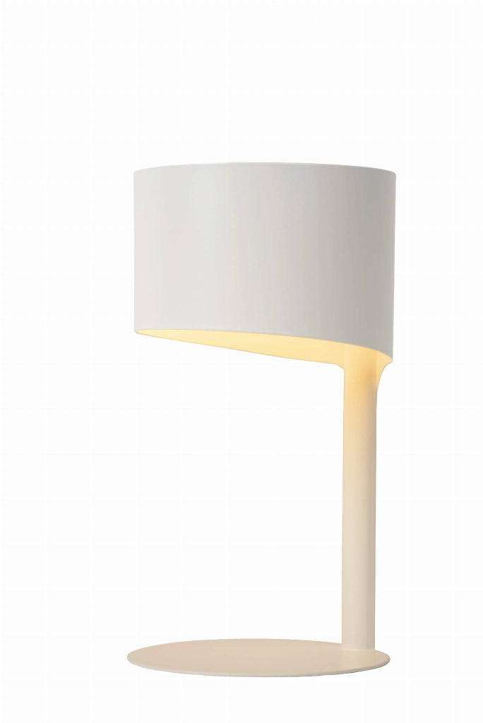 Lampada da tavolo Lucide Knulle bianca E14 40W 28,5cm