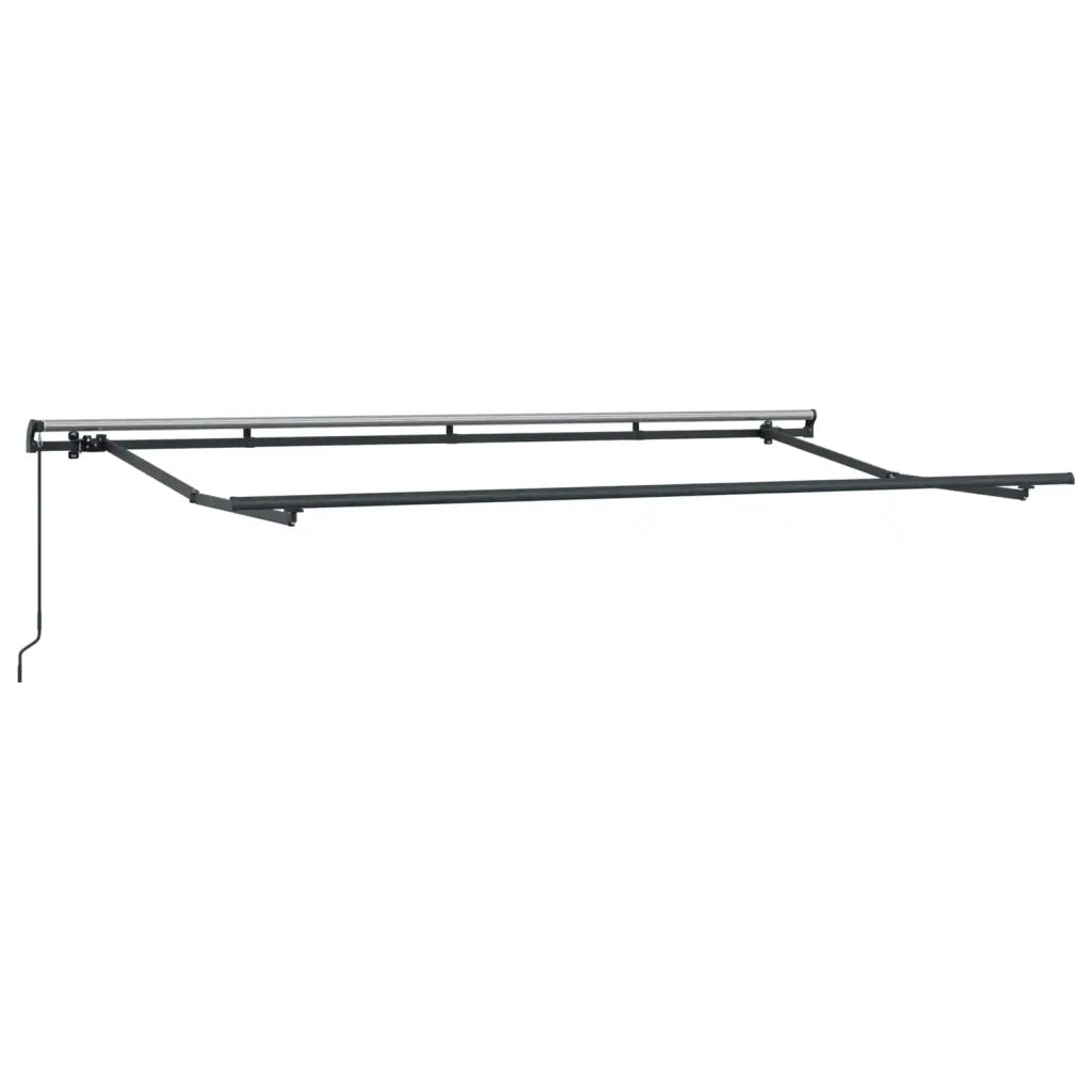Tenda Retrattile Antracite 400 x 200 cm Poliestere e Alluminio 3329802