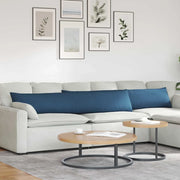 Cuscini da Divano 2 pcs Blu 200 x 40 cm Tessuto 42013876