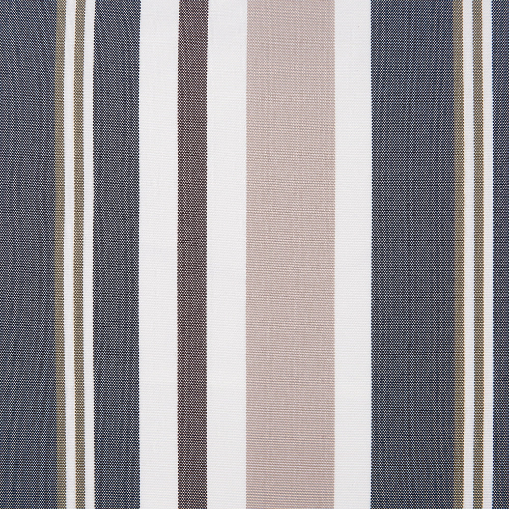 Set di 2 cuscini da giardino a righe tessuto 40 x 70 cm resistente all'acqua sfoderabile