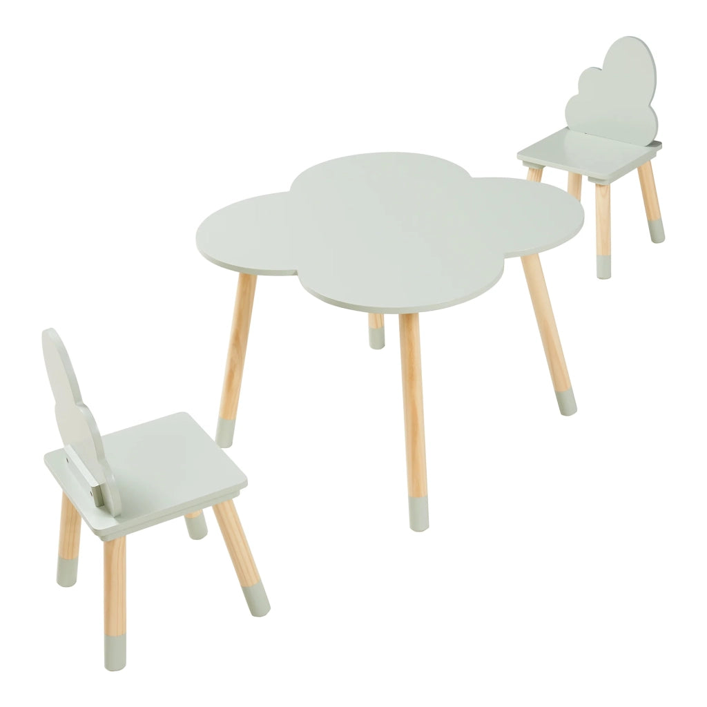 Set tavolo e 2 sedie per bambini verde menta 03_0009448