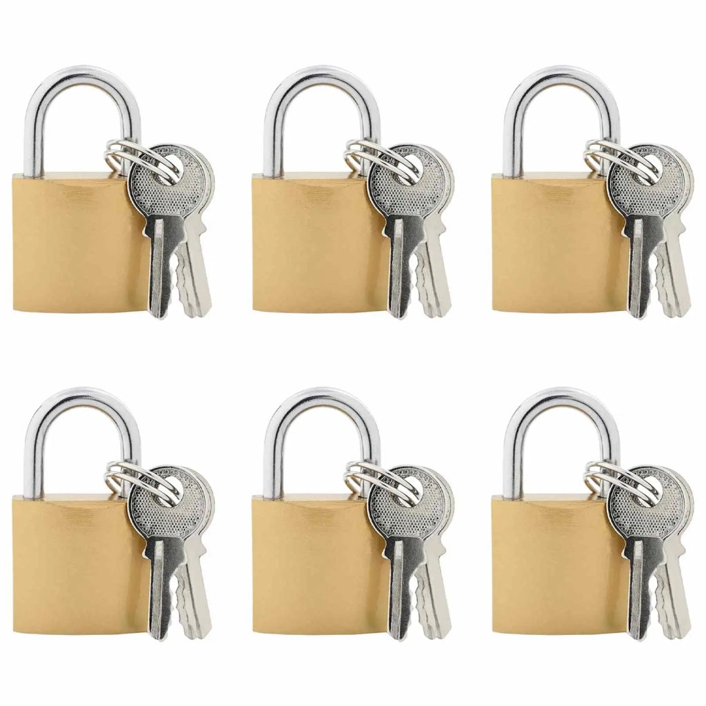 U Lock con Chiavi 6 pcs Ottone Ferro 42021899