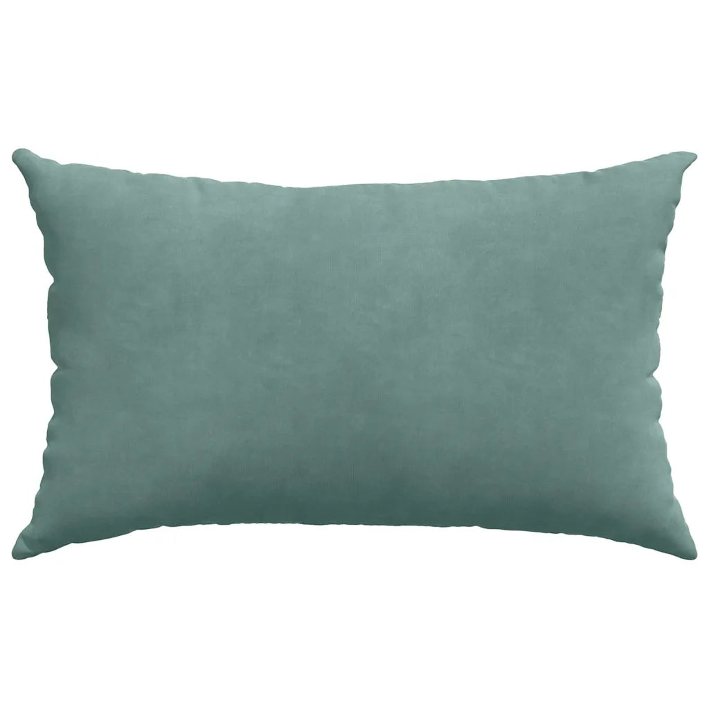Cuscini da Divano 2 pcs Verde Mare 50 x 30 cm Tessuto in Cords 42013637