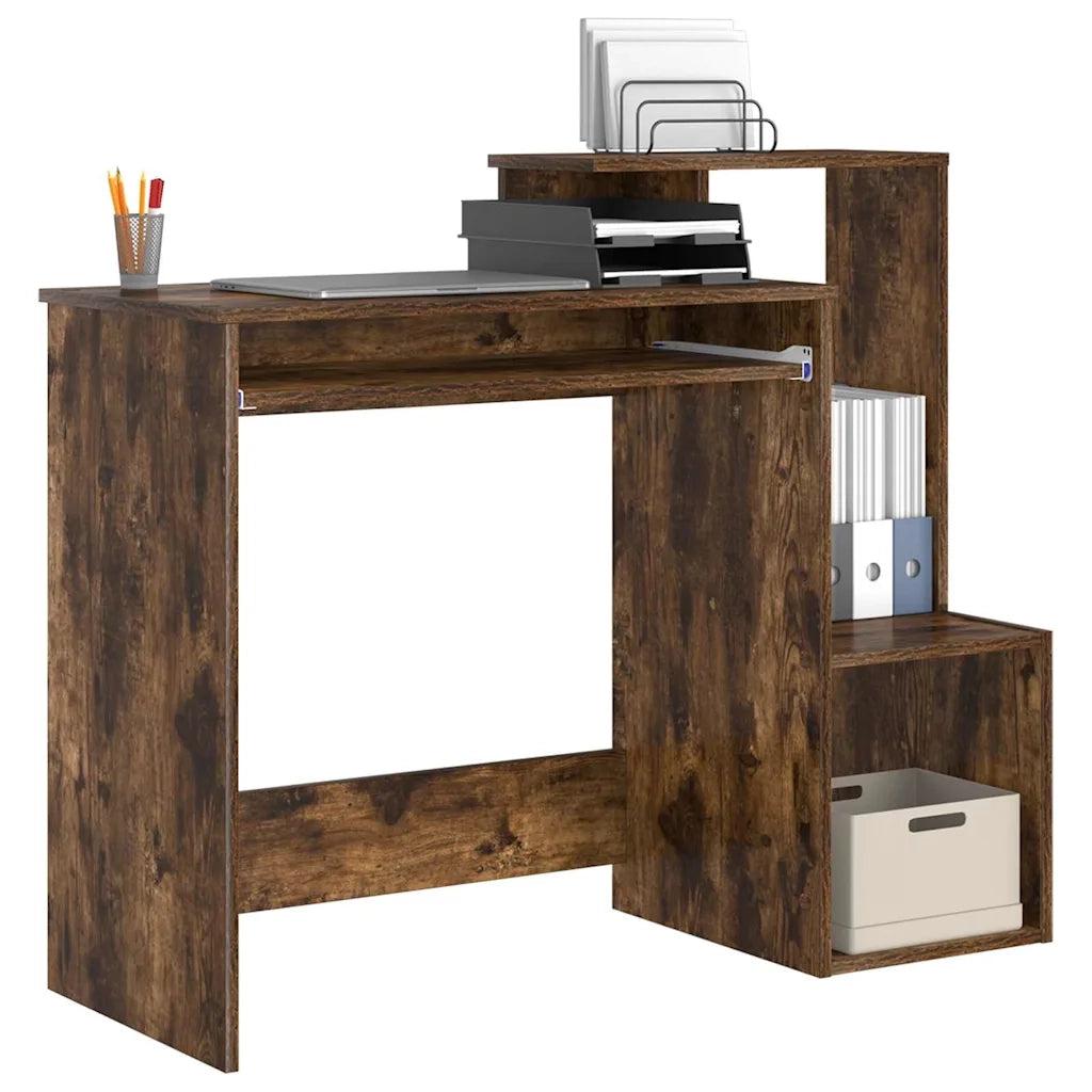 Scrivania Rovere fumé 106 x 41 x 88.5 cm Legno multistrato 869470
