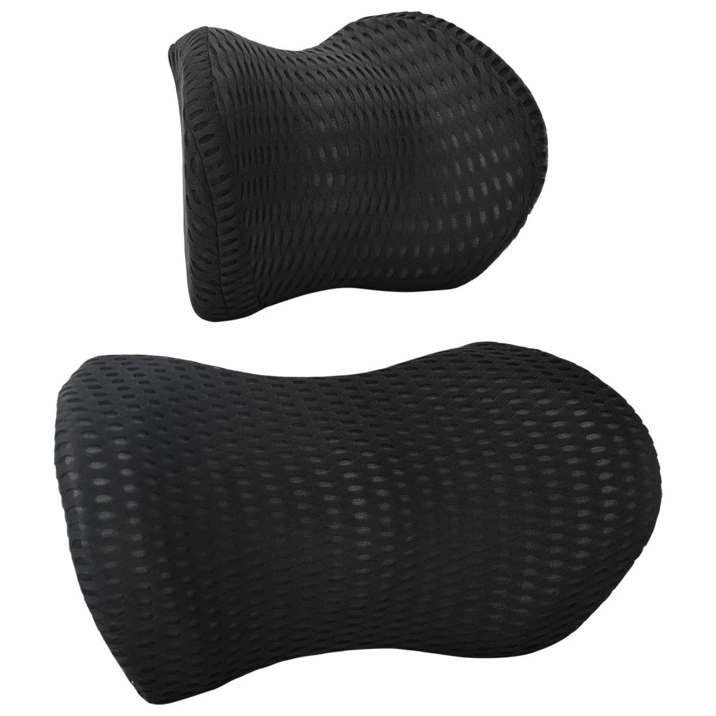 Cuscino cervicale, Cuscino lombare Nero Schiuma Memory 42012714