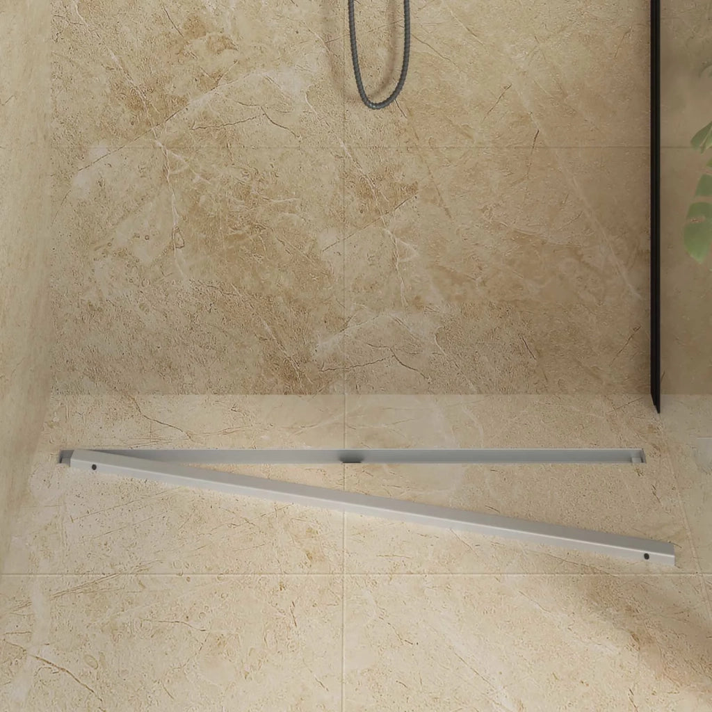 Scolascale per doccia a 360¡ã con modello slim Argento 100 cm CFW7499257