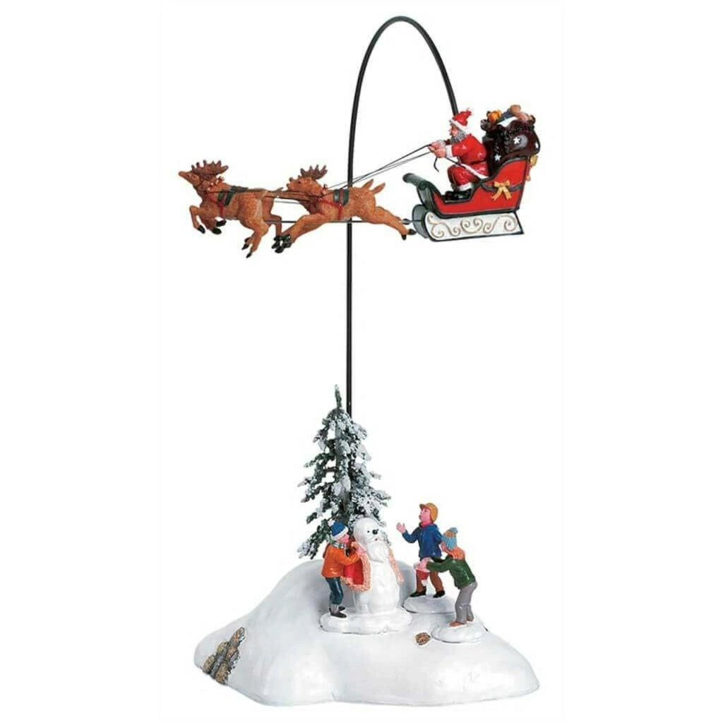 Babbo Natale in slitta 32x25x16.2 cm