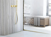 Profilo Doccia Pendenzato 100cm Gold sinistra