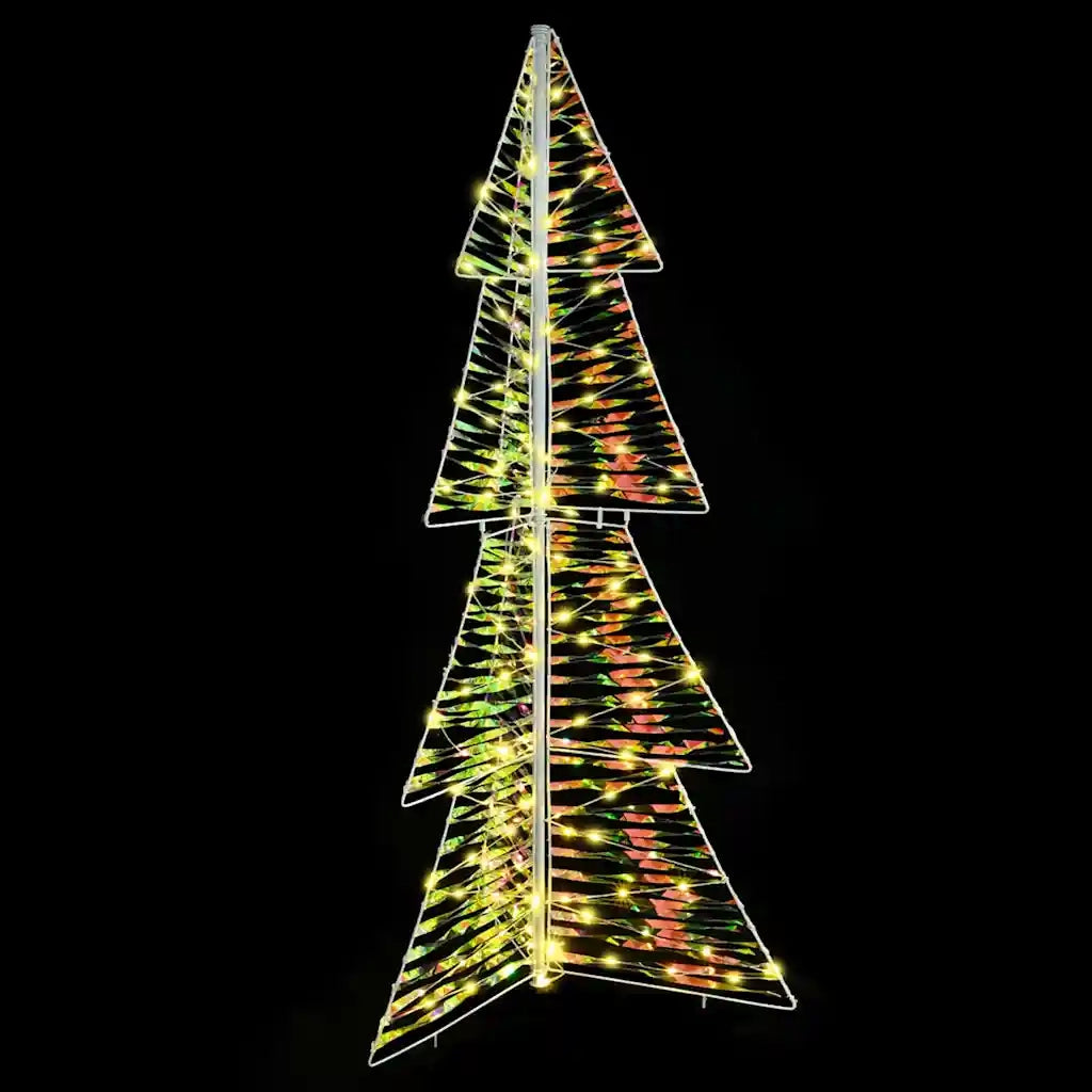 Albero di Natale con 160 LED Bianco caldo 150 cm PET 42019215
