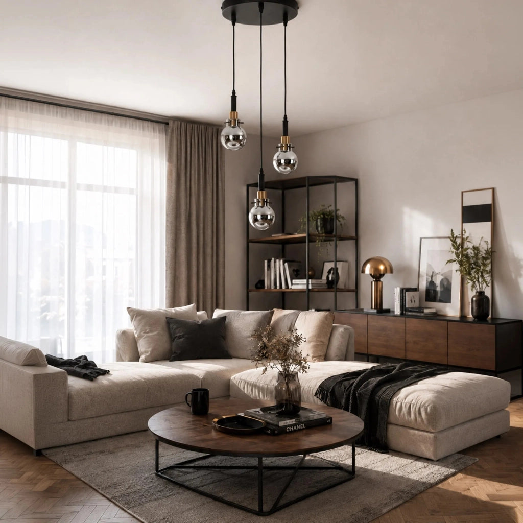 Lampada APP1125-3CP Black Gold