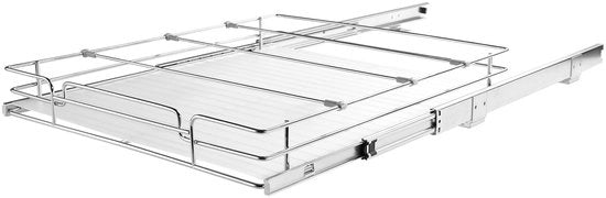 Pannello di estrazione per lavastoviglie, mobile cucina, ripiano per spezie, 432 x 533 x 63,5 mm, pannello per lavastoviglie, mobile estratto, 13 kg, organizzatore di alta resistenza, pannello di sotto mobile, mobile per lavastoviglie, acciaio