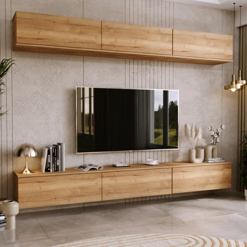 Mobile TV Sospeso Nicole 80 cm Rovere Craft