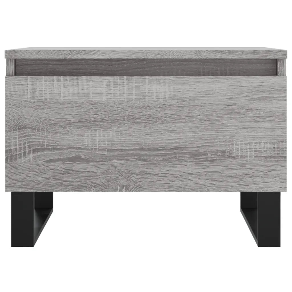 2 pz Tavolini salotto | Tavolino da caff¨¨ | Tavolino da Soggiorno Grigio Sonoma 50x46x35cm Legno Multistrato