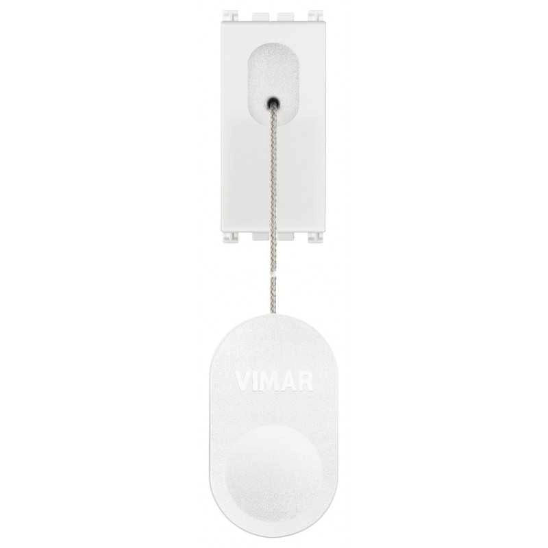 Pulsante 1Pno 10A con Tirante Bianco