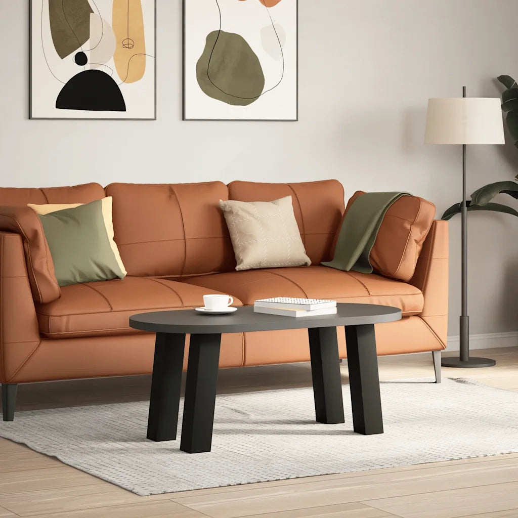 Gambe per Tavolino da Caffè 4 pz Nere 30 cm Acciaio 4012496