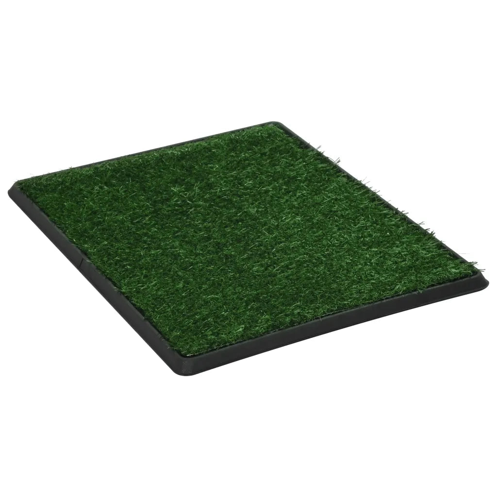 Toilette Animali con Vassoio e Prato Finto Verde 64x51x3cm WCcod mxl 97339