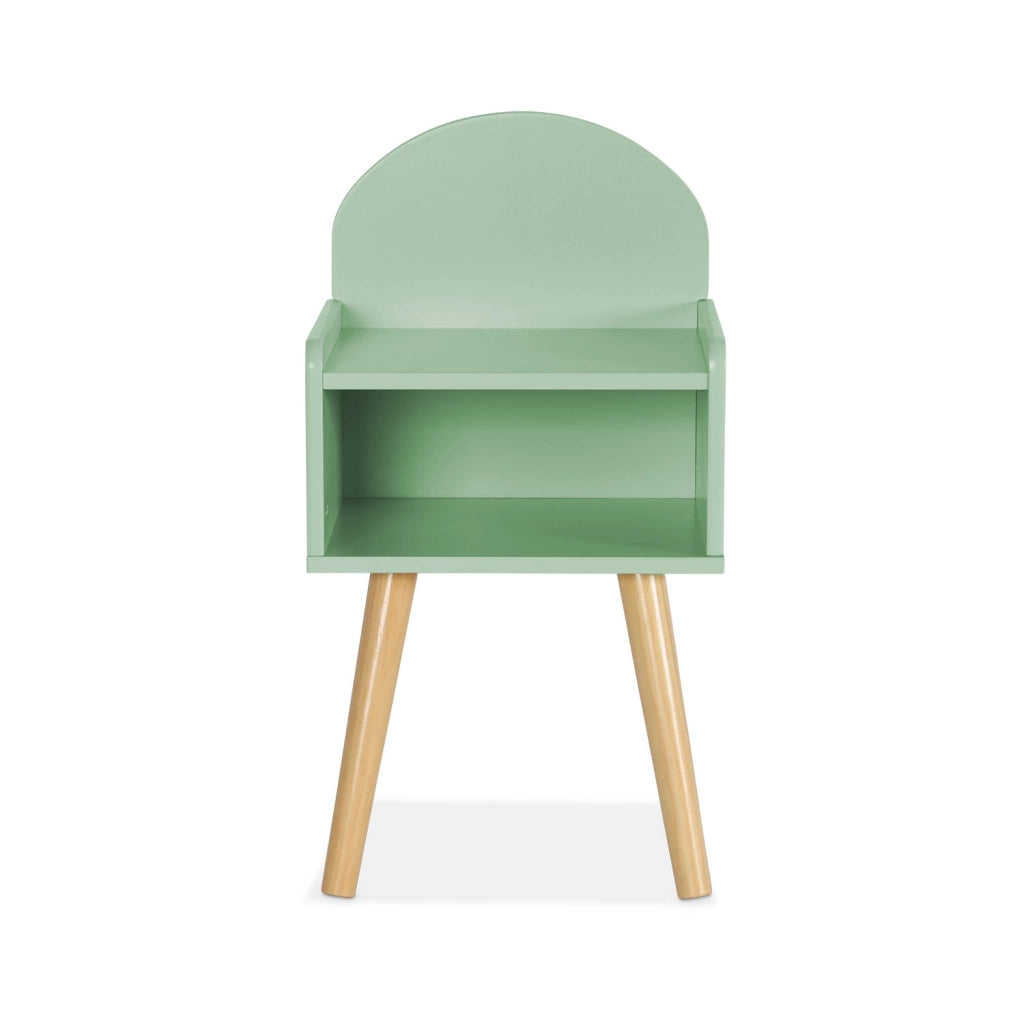Comodino per bambini, verde