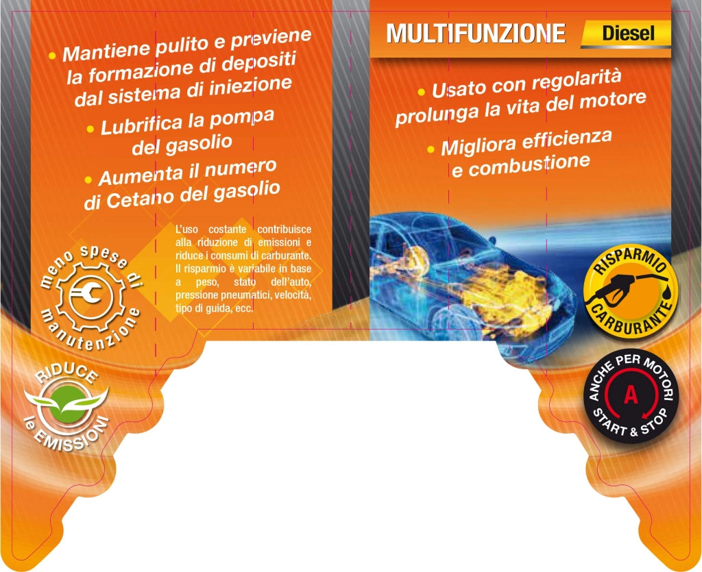 Liquido Additivo Multifunzione per Motori Diesel Arexons 250 ml