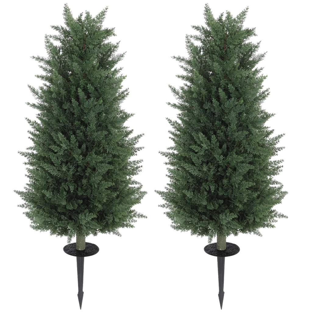 Piante Finte ¨C zephmum ¨C Verde, Set di 2 Cipressi Artificiali