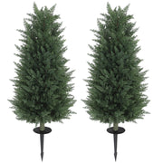 Piante Finte ¨C zephmum ¨C Verde, Set di 2 Cipressi Artificiali