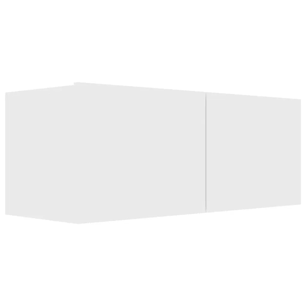 Set Mobili Porta TV 6 pz | Armadietto TV | Mobile Porta TV Bianco in Legno Multistrato