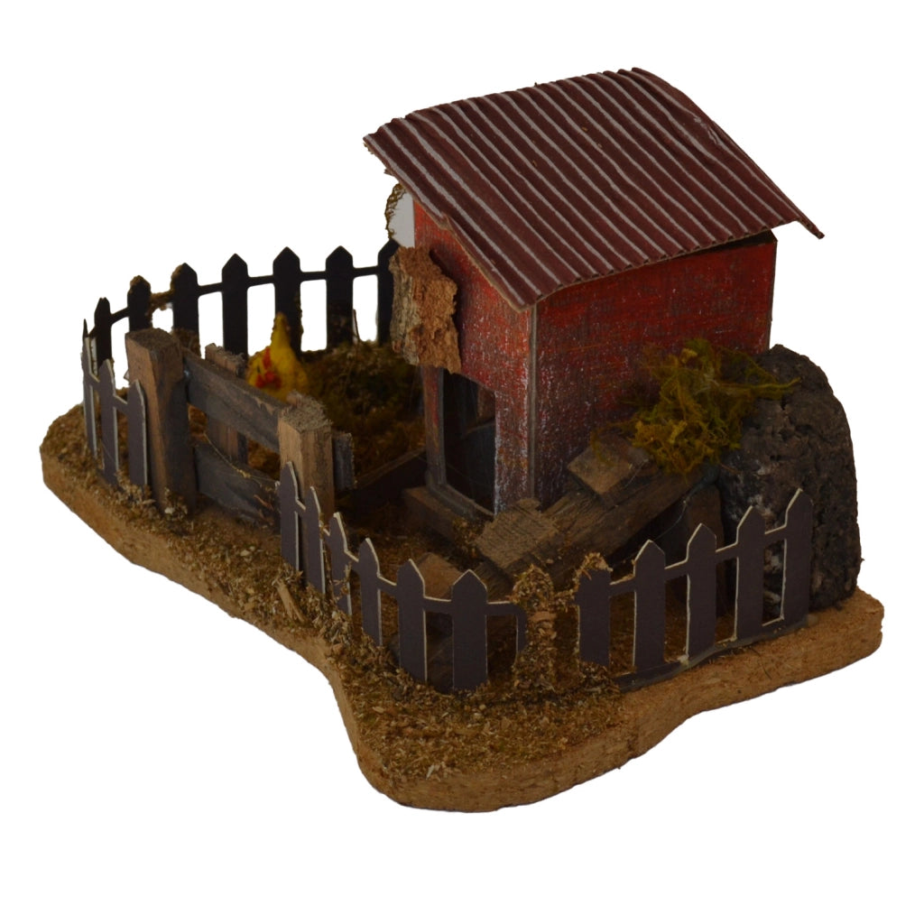 AMBIENTAZIONI CORTILE PRESEPE 20X10X13CM
