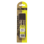 LACCI PIATTI cm. 110 bianchi - blister 1 paio  - EBANO
