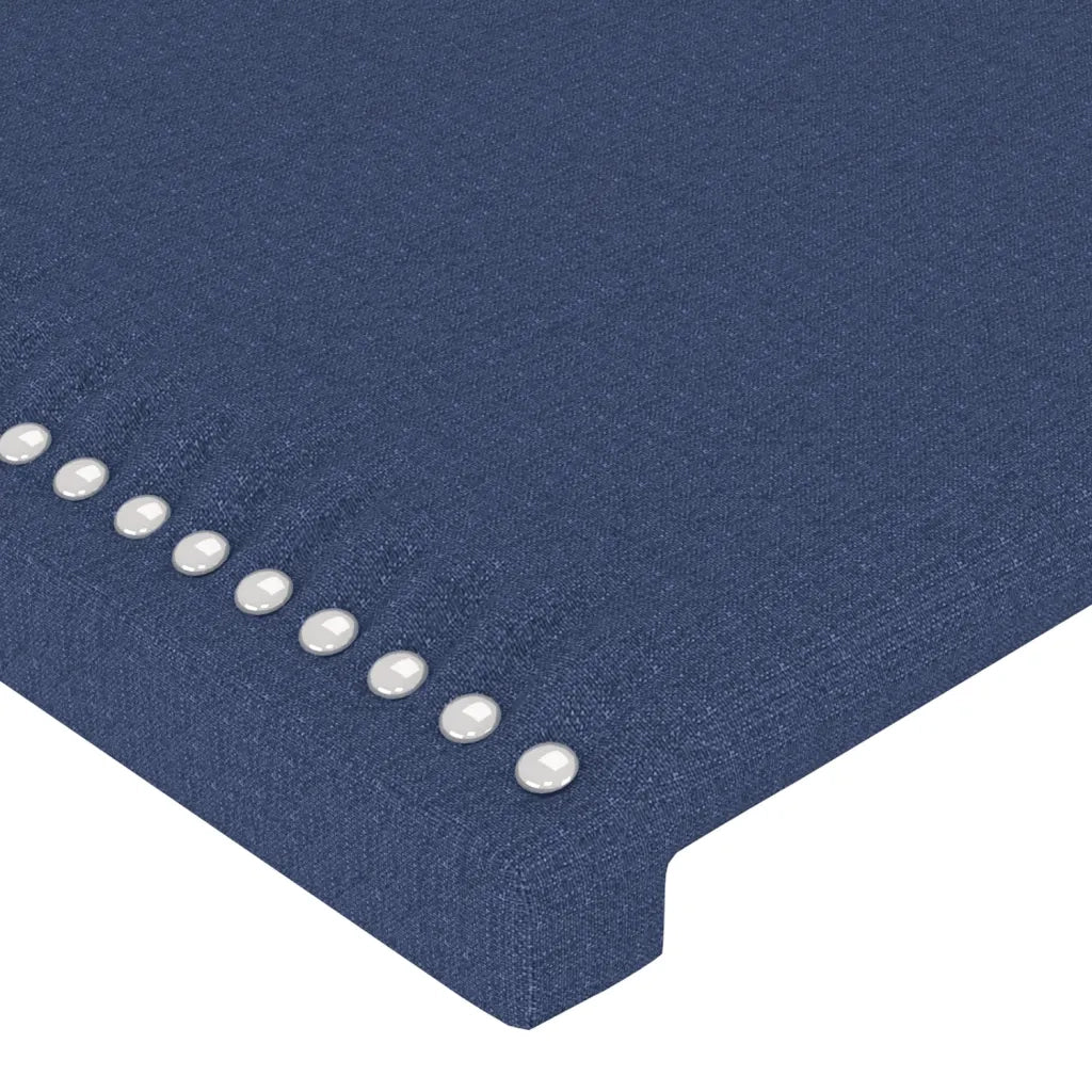 Testiera | Testata a LED Blu 103x16x118/128 cm in Tessuto