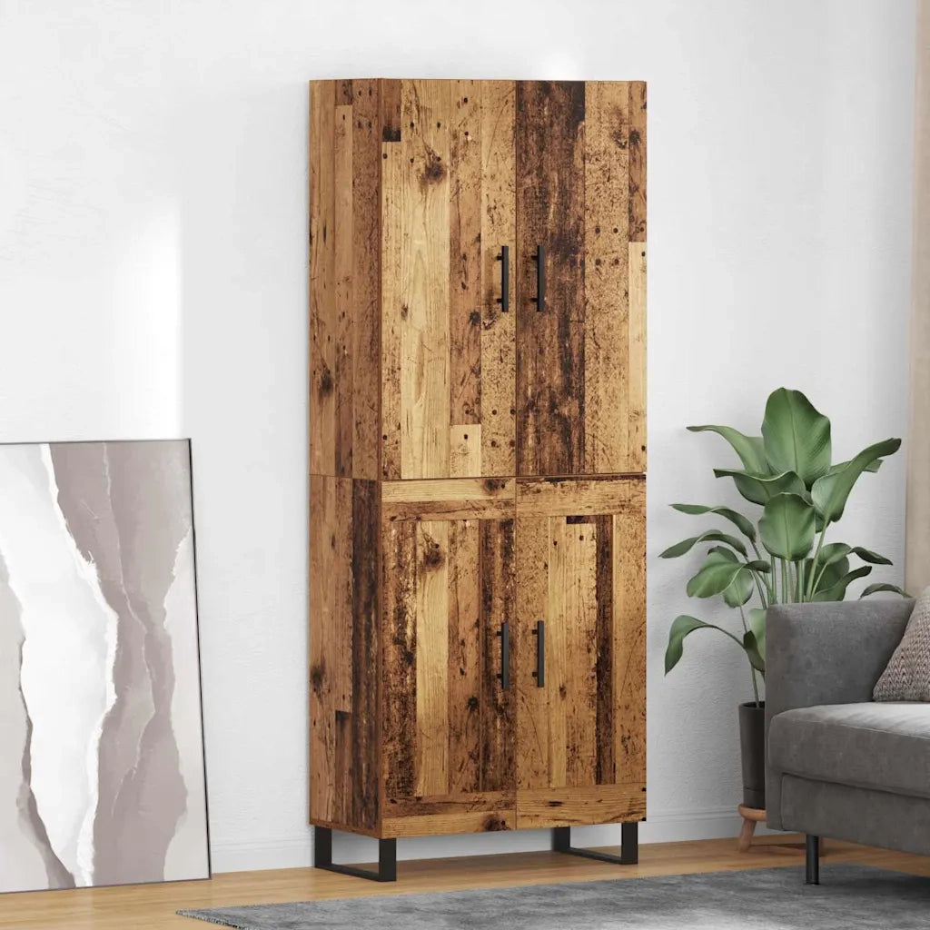 Credenza 2 pcs Legno vecchio 69,5 x 34 x 180 cm 3415811