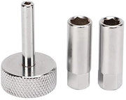Kit di sostituzione manubrii 3 pezzi - Borchie 8/9 mm - Chiave a quadrato 3 mm - Per motocicli/ATV - Alti componenti di ricambio - Chiave manubrio