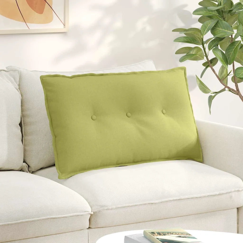 Cuscino per Schiena Verde chiaro 80 x 19 x 50 cm Tessuto 42014711